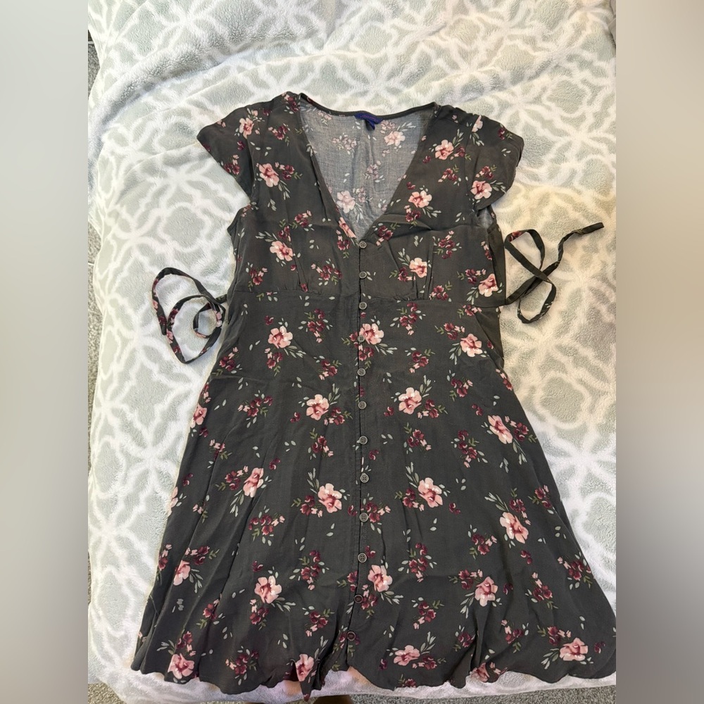 Floral Button-Down Dress